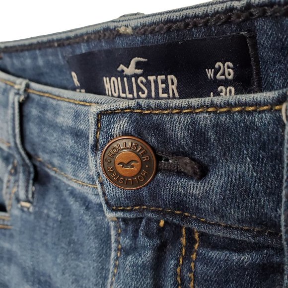 Hollister Juniors Size 3R Jeans High Rise Super Skinny Classic Stretch W26 L30 - Picture 10 of 10